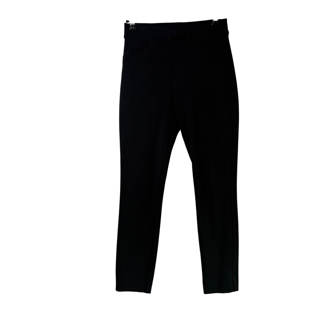 SPANX Pants Size S Black Backseam Skinny Ponte Ankle Stretch Pull On 20251R